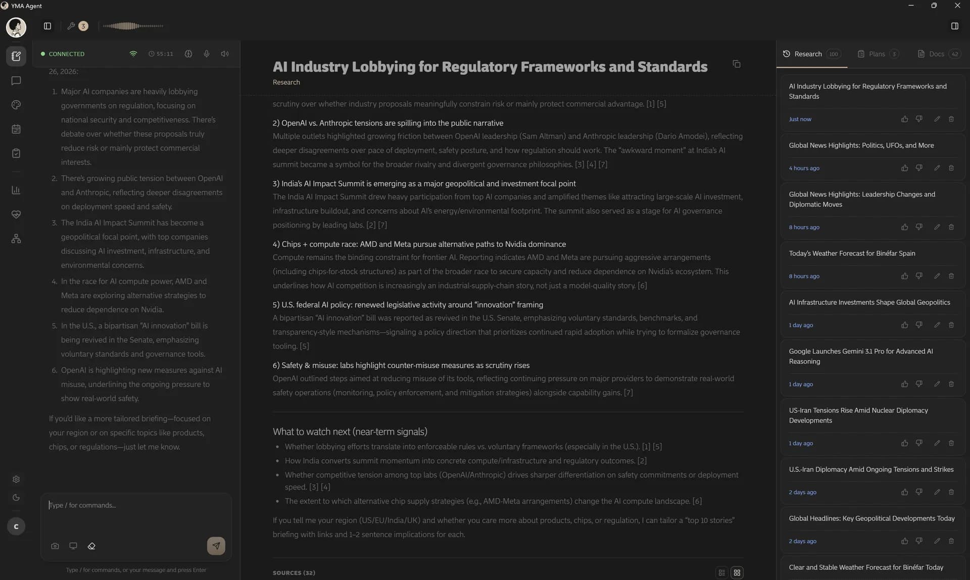 Yma Agent — Knowledge & Research Workspace